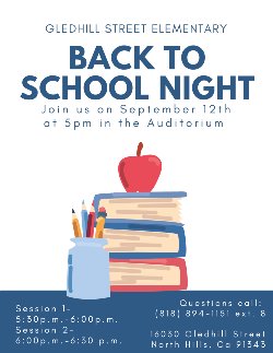 Back-to-School Night-Eng Flyer